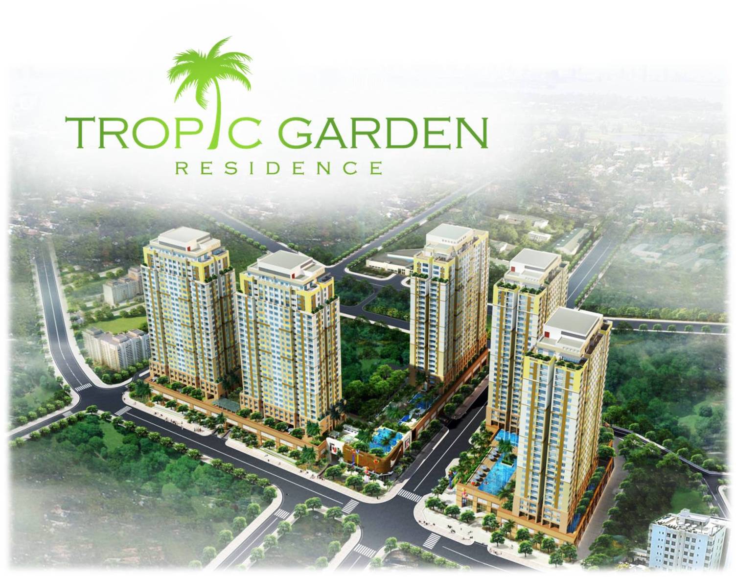 Sơ đồ mặt bằng căn hộ tropic garden